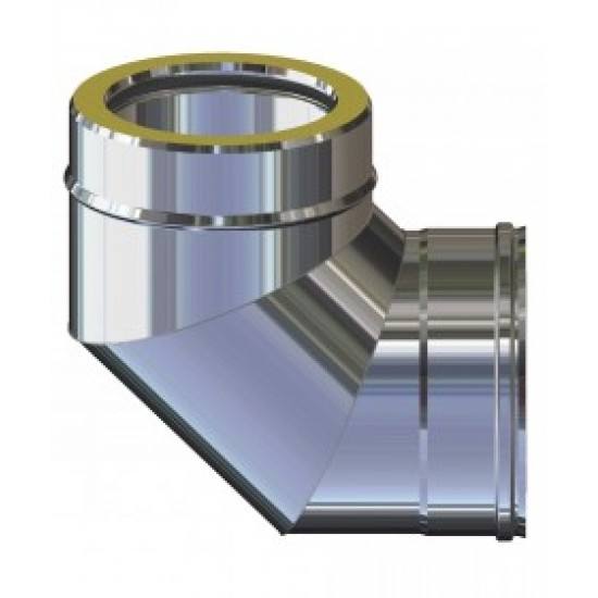 Γωνία  67-90 μοιρών, INOX  Διπλού Τοιχώματος